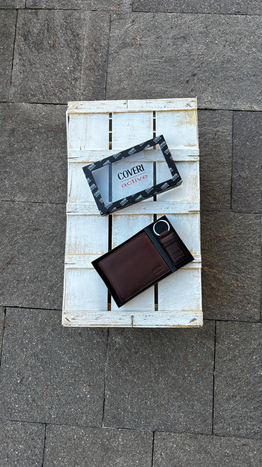 Cofanetto portafoglio + portachiavi