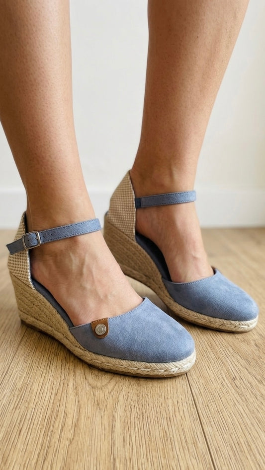 espadrillas con zeppa | 1057