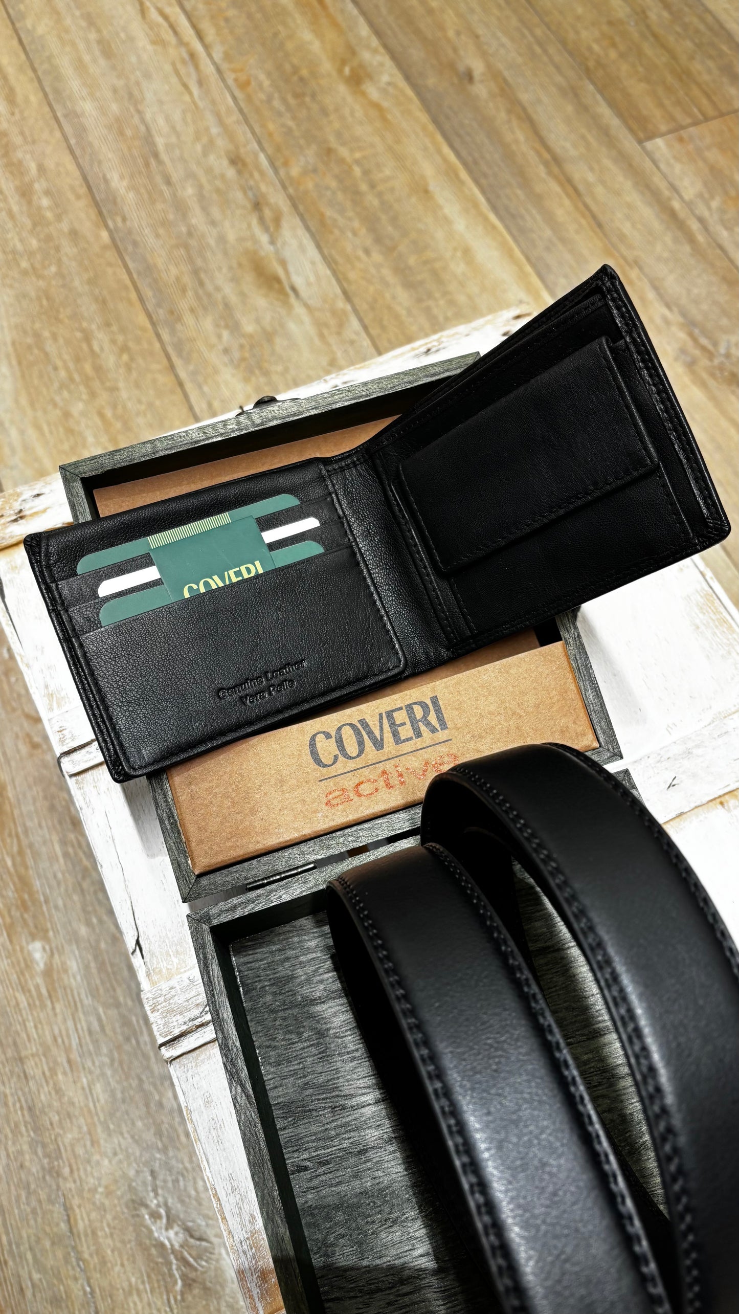 Confanetto cintura + portafoglio