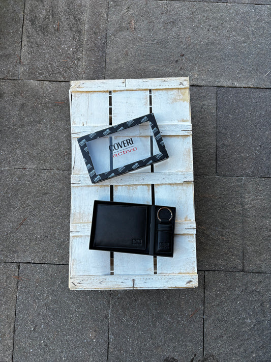 Cofanetto portafoglio + portachiavi